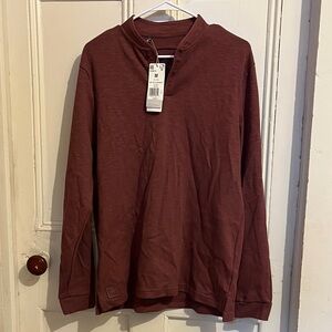 NWT Adidas Men’s Go-To Long Sleeve Henley